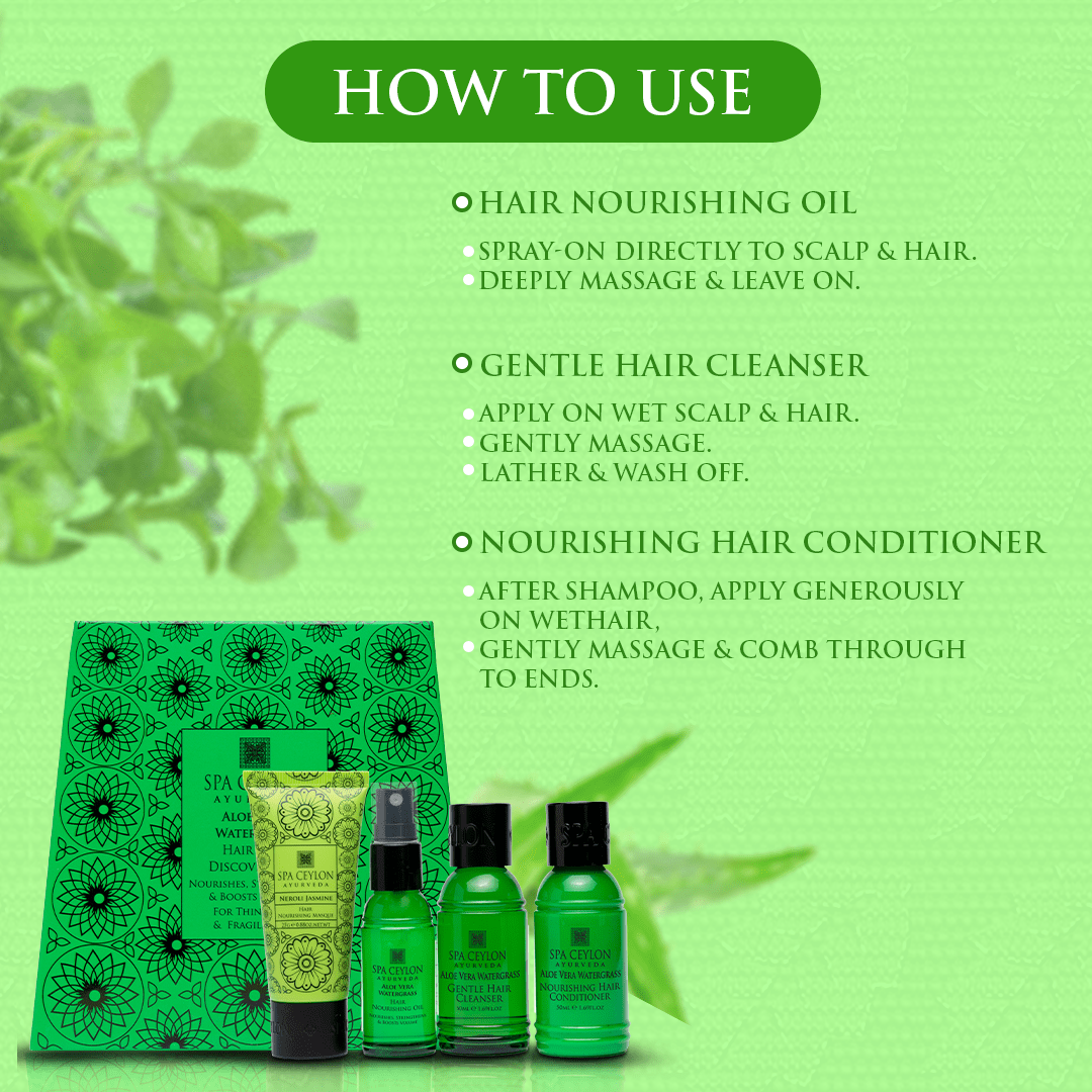 Aloe Vera Watergrass - Hair Care Discovery Set