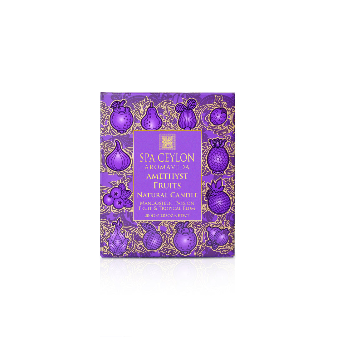 Amethyst Fruits - Jewel Fruits - Natural Candle - 200g