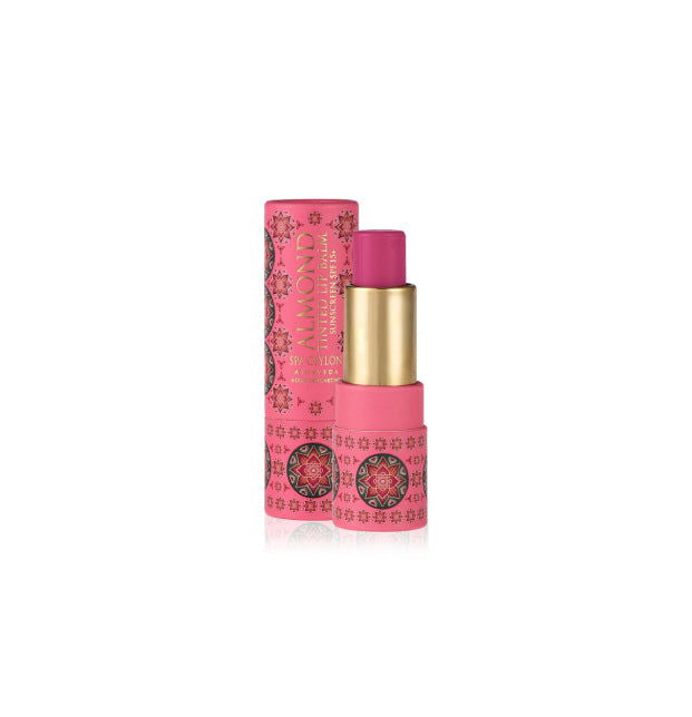 Almond Tinted Lip Balm - Nelum SPF 15+ - Spa Ceylon Sri Lanka