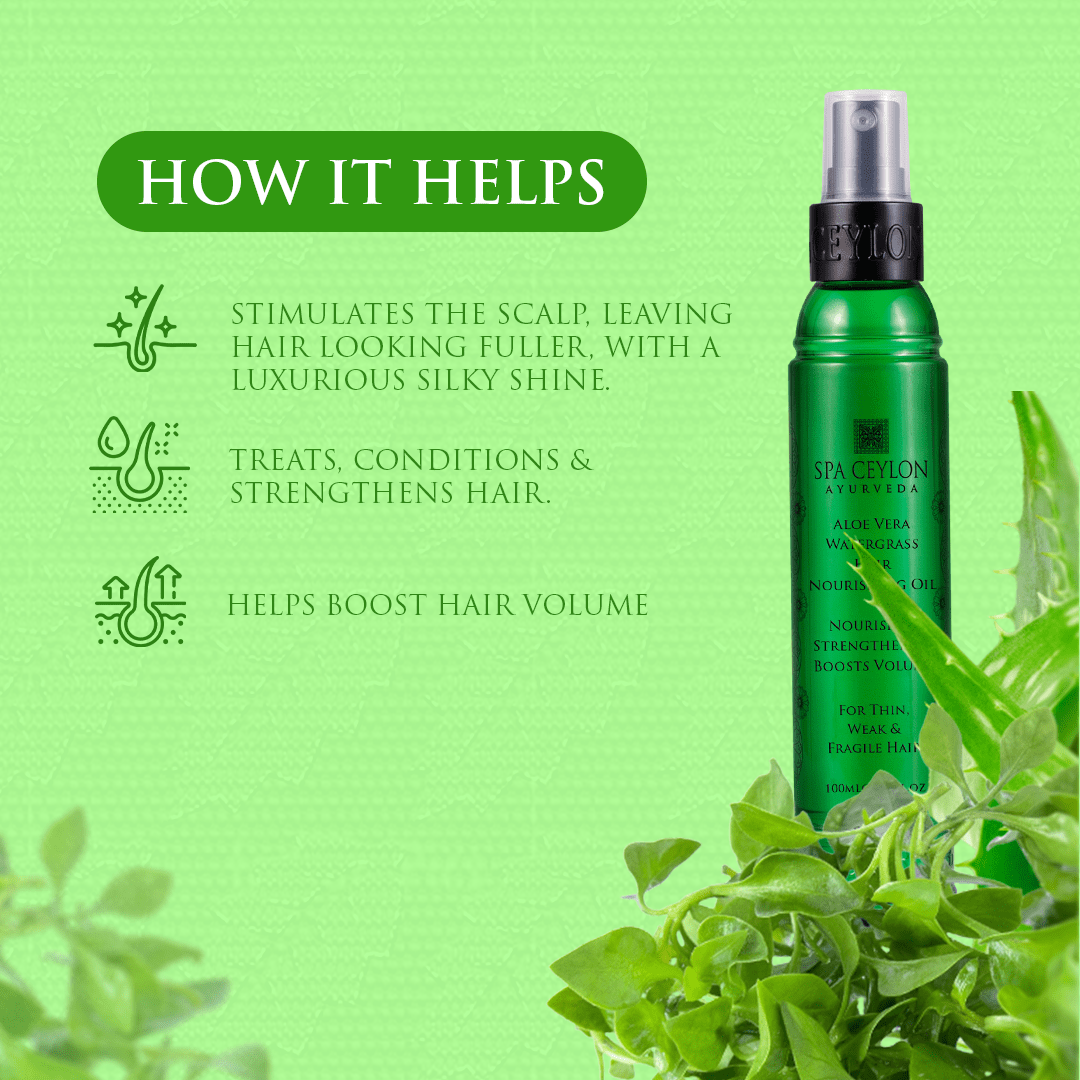Aloe Vera Watergrass -Hair Nourishing Oil 100ml