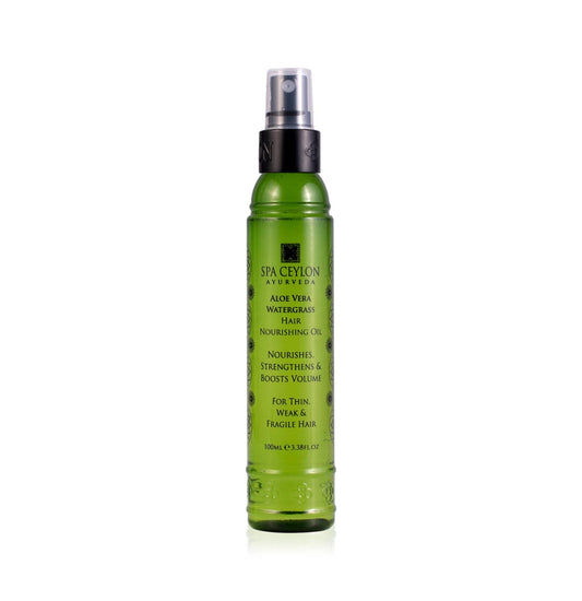 Aloe Vera Watergrass -Hair Nourishing Oil 100ml - Spa Ceylon Sri Lanka