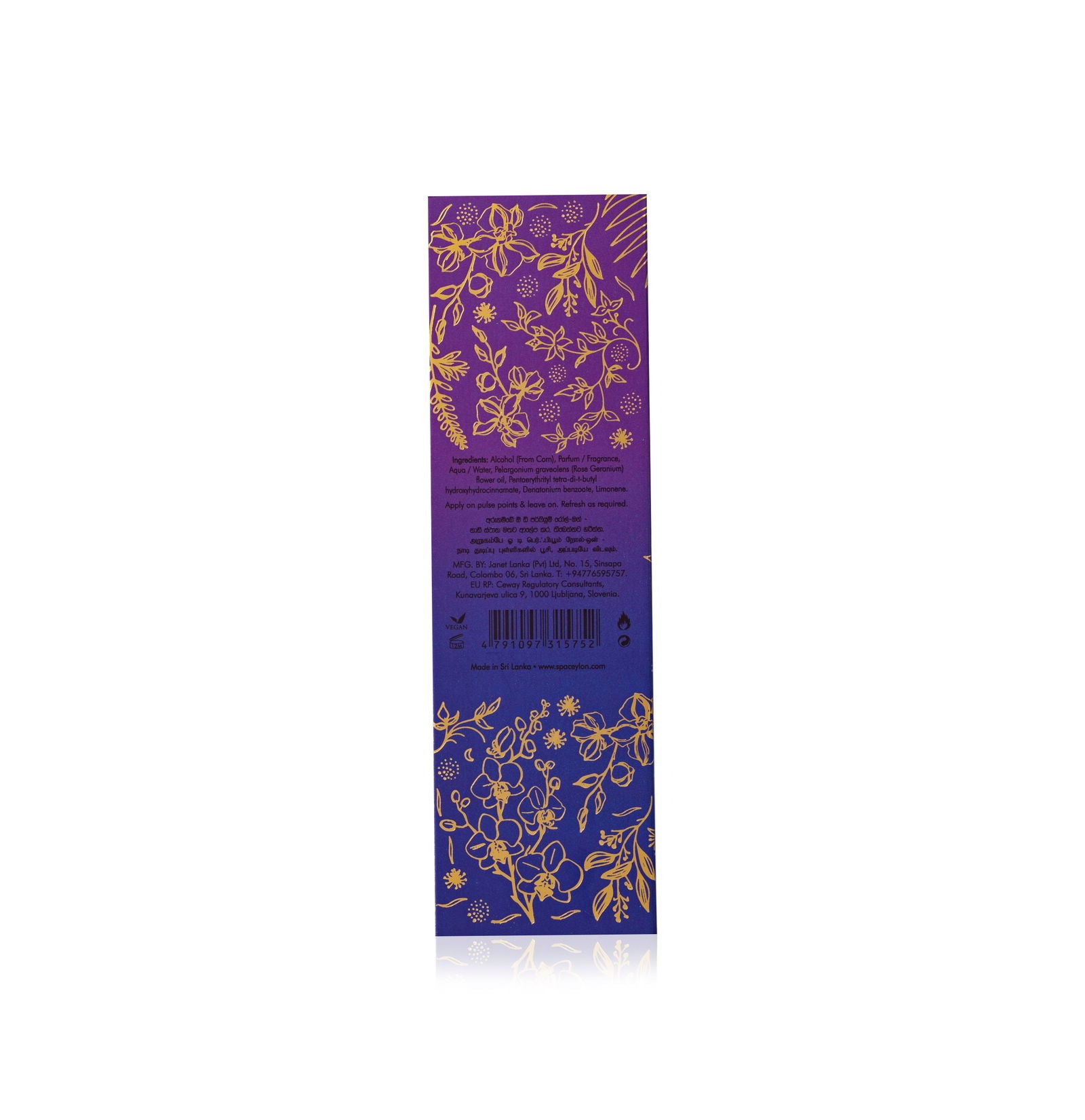 Arugam Bay - Eau De Perfume Roll On 10ml - Spa Ceylon Sri Lanka