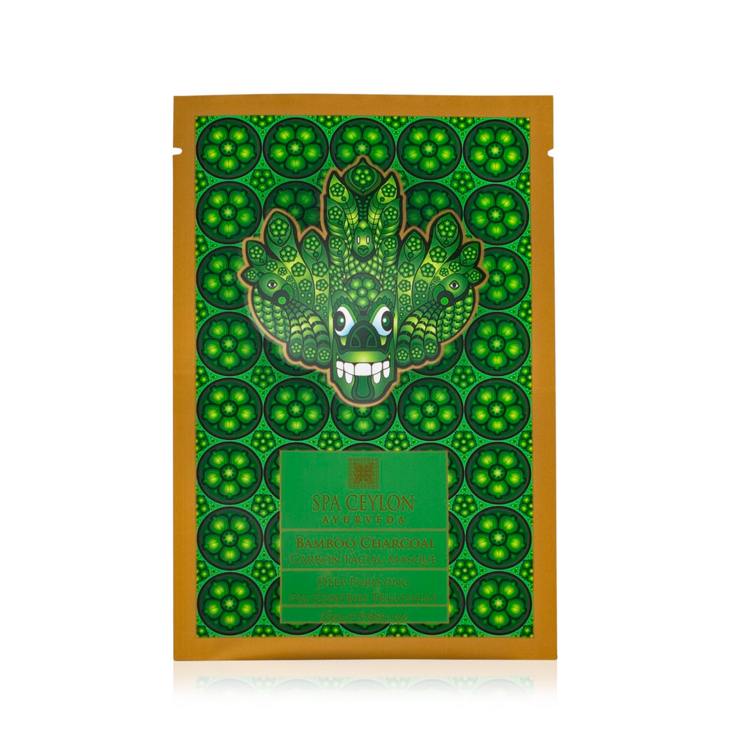 Bamboo Charcoal - Carbon Facial Masque - Deep Purifying Oil Control Treatment - Spa Ceylon Sri Lanka