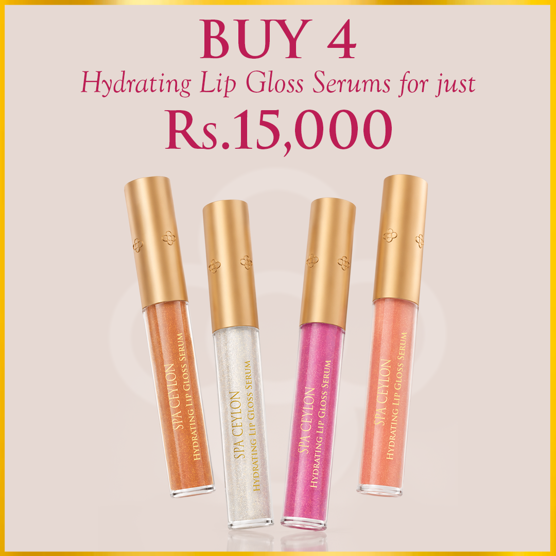Any 4 Hydrating Lip Gloss Serums – LKR 15,000