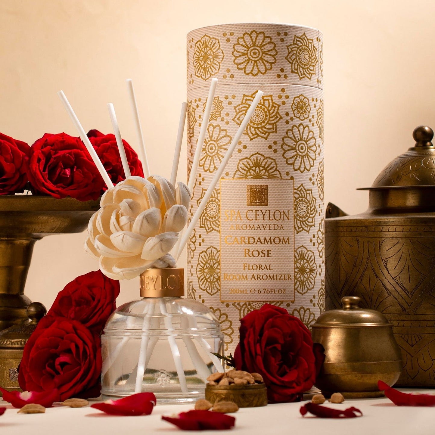 Cardamom Rose - Floral Room Aromizer 200ml - Spa Ceylon Sri Lanka