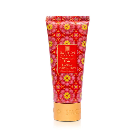 Cardamom Rose - Hand & Body Lotion 100g - Spa Ceylon Sri Lanka