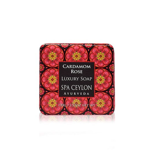 Cardamom Rose - Luxury Soap 100g - Spa Ceylon Sri Lanka