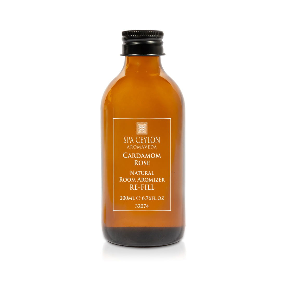 Cardamom Rose - Natural Room Aromizer Re-Fill 200ml - Spa Ceylon Sri Lanka