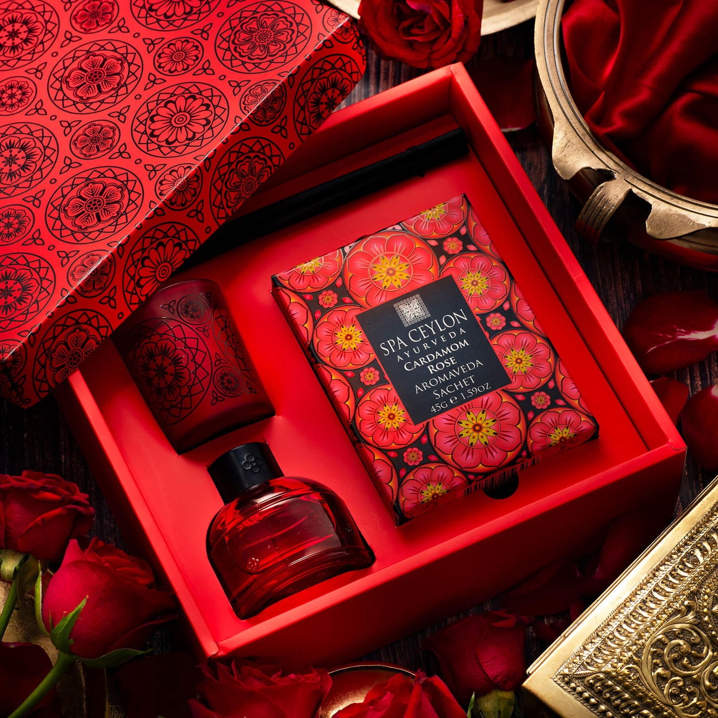Cardamom Rose - Small Home Floral Aroma Collections - Spa Ceylon Sri Lanka