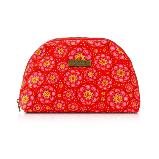 Cardamom Roses Linen Curve Wellness Bag