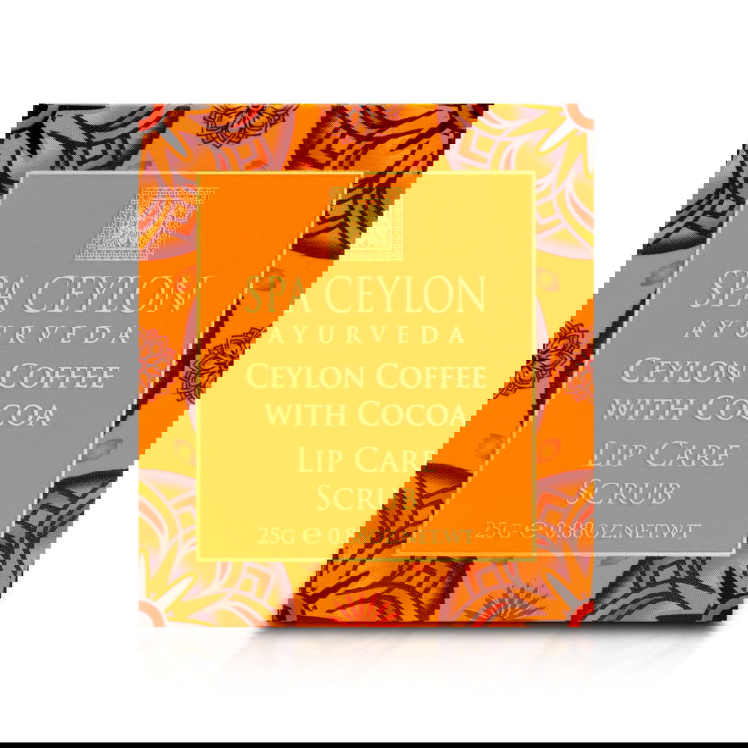 Ceylon Coffee With Cocoa – Lip Care Scrub 25g - Spa Ceylon Sri Lanka