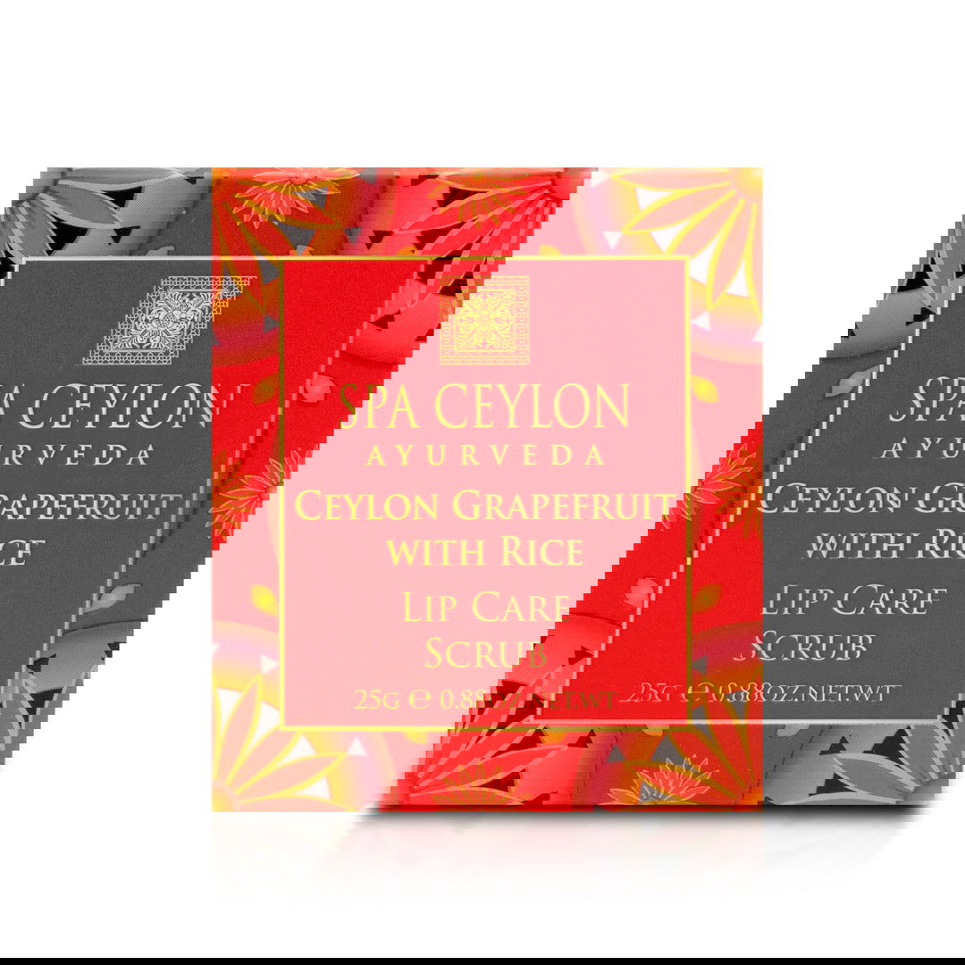 Ceylon Grapefruit With Rice - Lip Care Scrub 25g - Spa Ceylon Sri Lanka