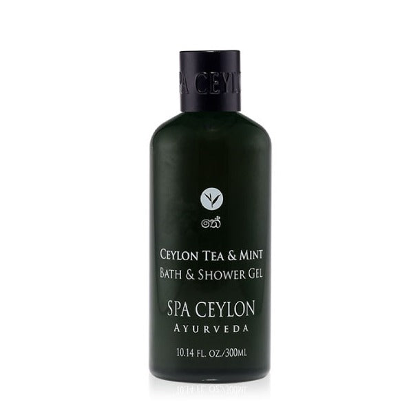 Ceylon Tea & Mint - Bath & Shower Gel 300ml - Spa Ceylon Sri Lanka
