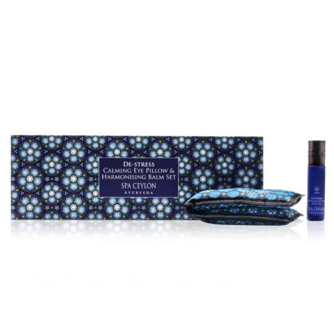 De-Stress -Calming Eye Pillow & Harmonisng Balm Set - Spa Ceylon Sri Lanka
