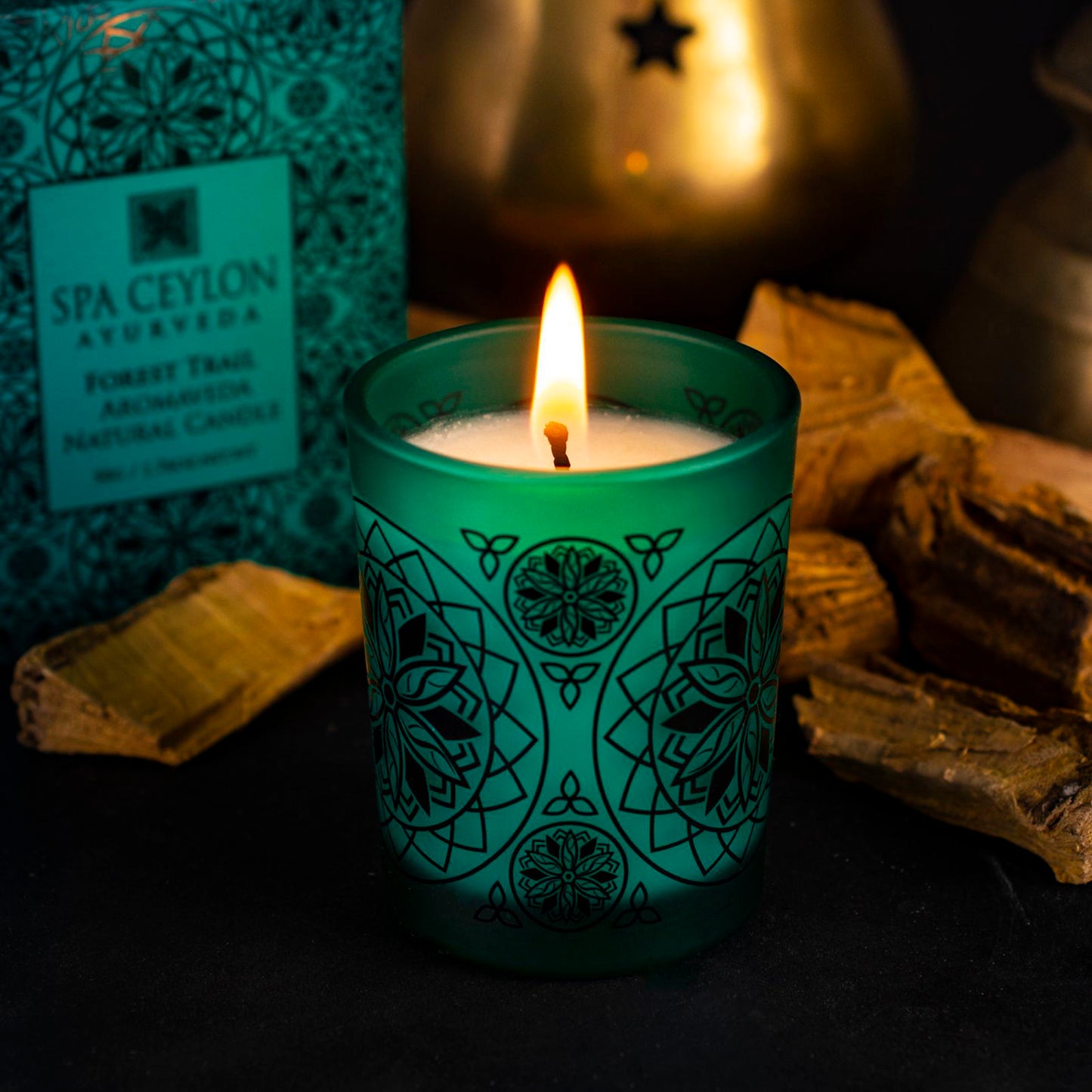 Forest Trail - Aromaveda Natural Candle 50g - Spa Ceylon Sri Lanka