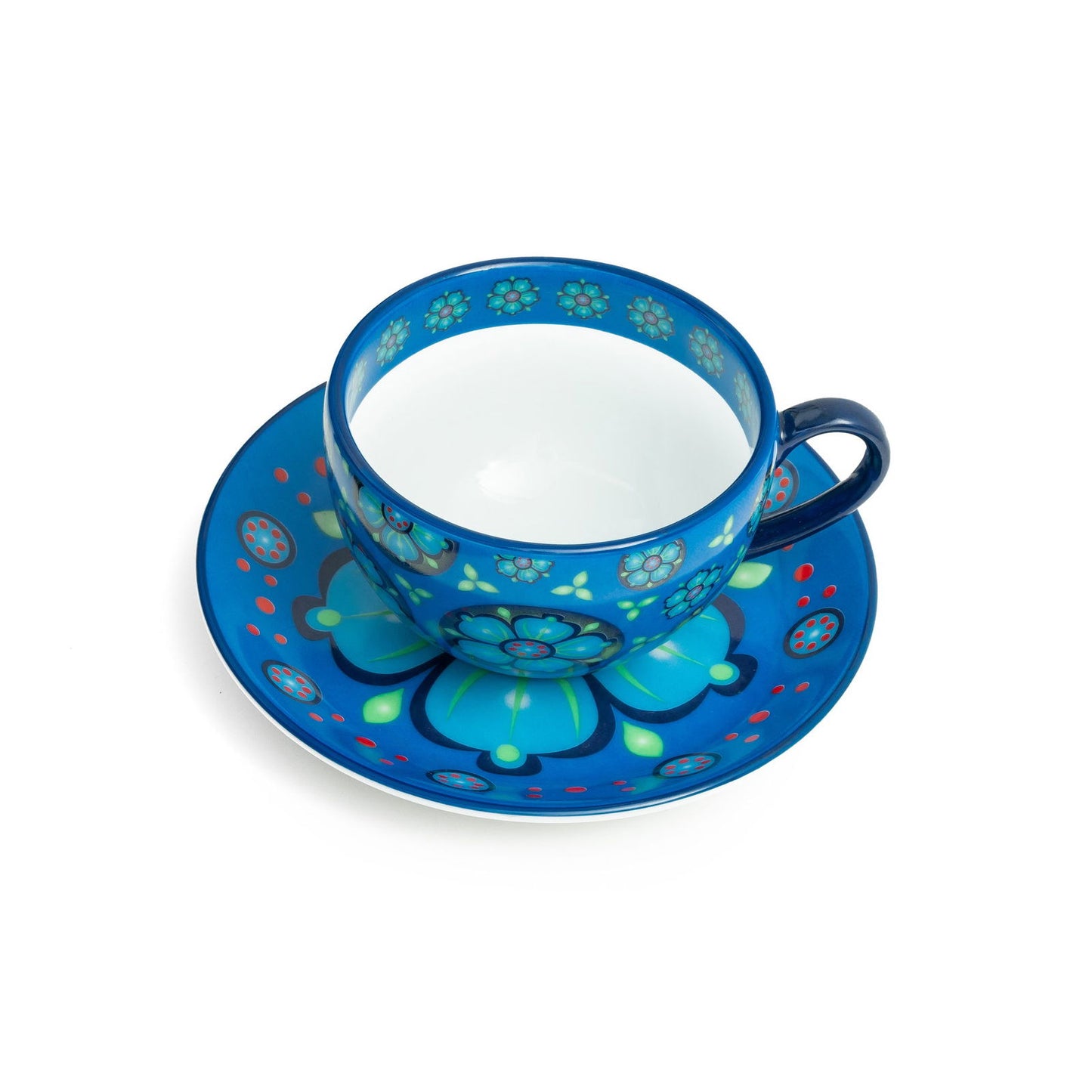 Frankincense K Lime - Fine Porcelain - Tea Cup & Saucer - Spa Ceylon Sri Lanka