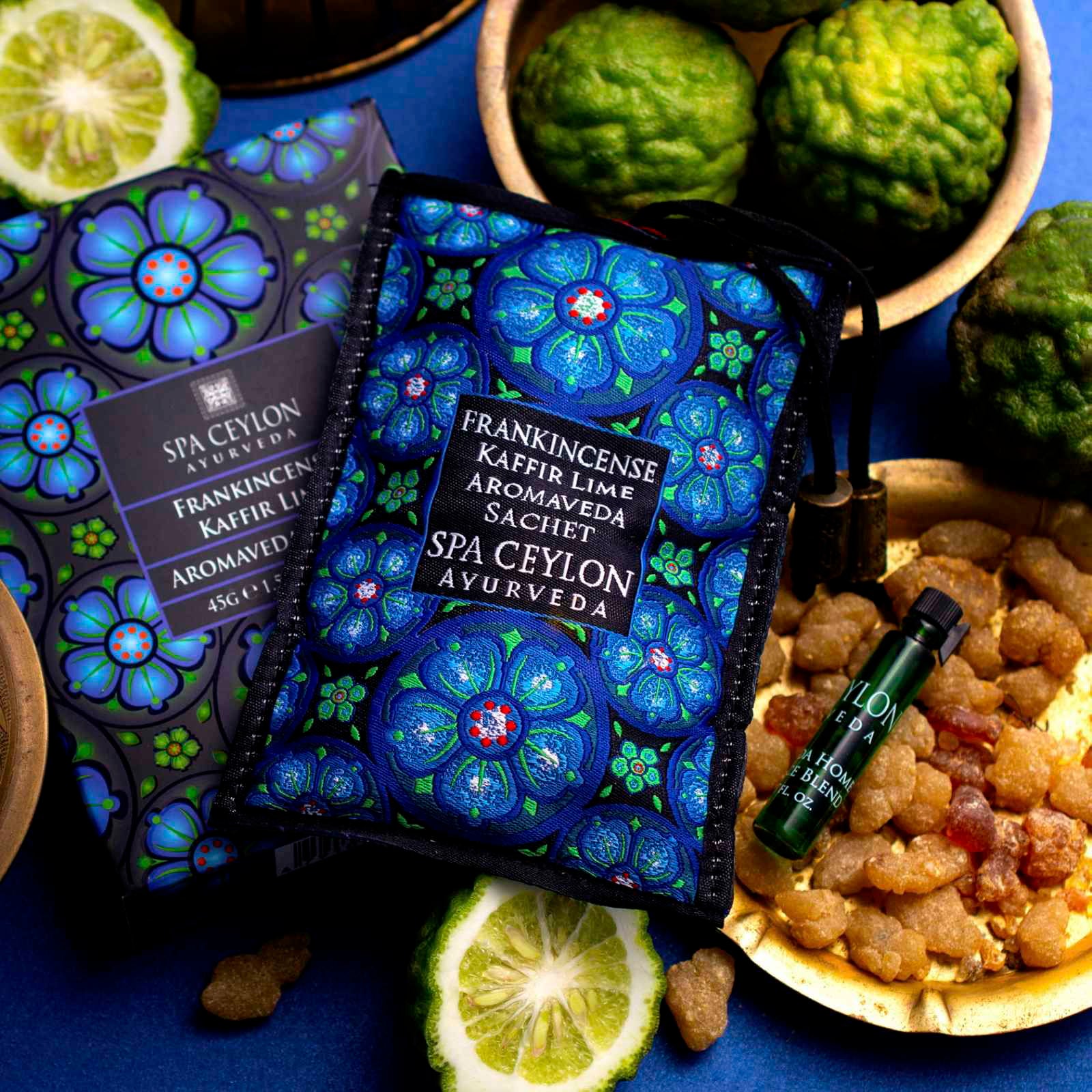 Frankincense Kaffir Lime - Aromaveda Sachet - Spa Ceylon Sri Lanka