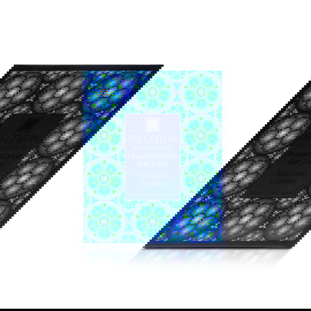 Frankincense Kay Lime - Natural Candle - 200g - Spa Ceylon Sri Lanka
