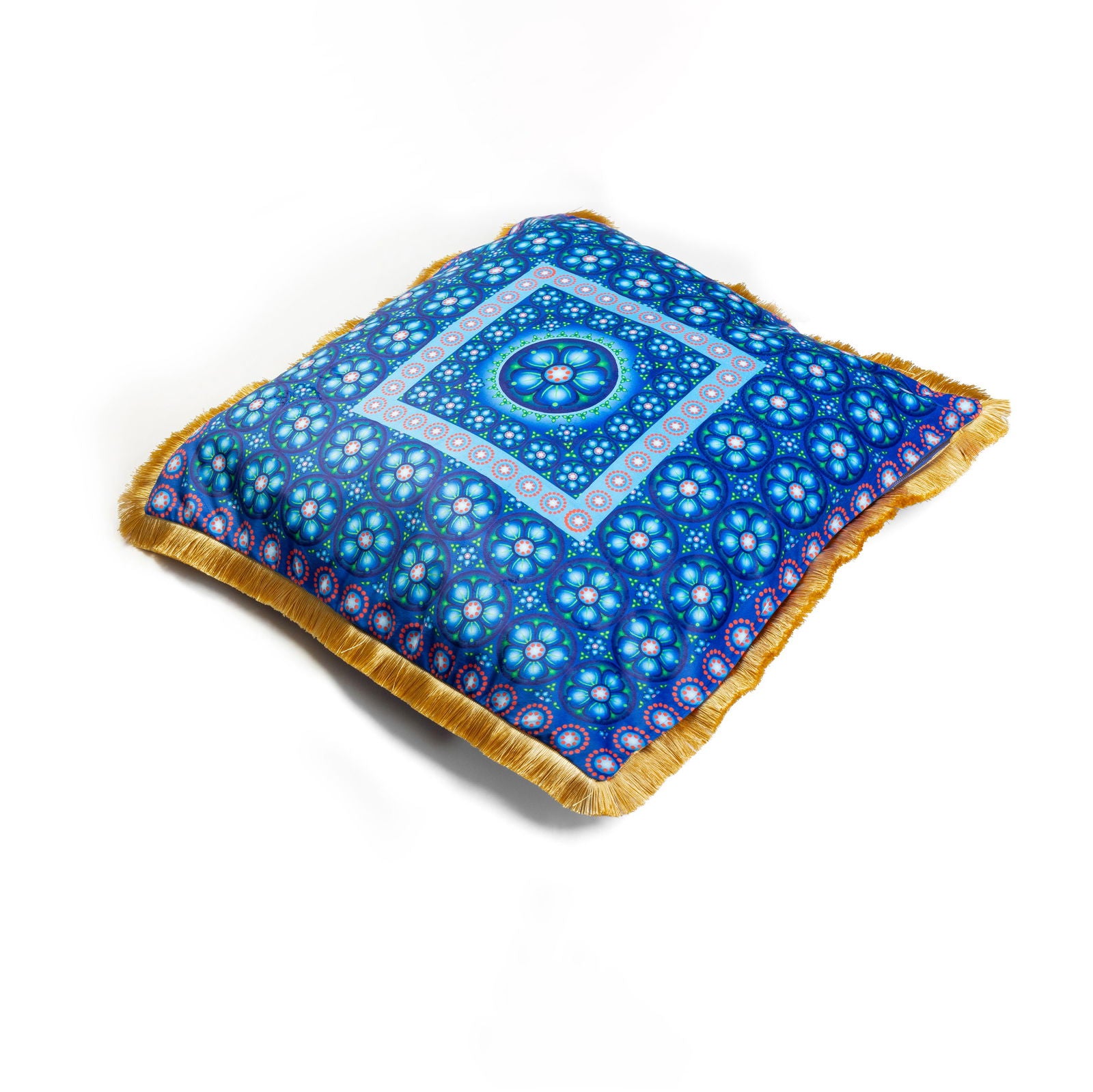 Frankincense Kay Lime Double Sided Velvet Cushion Cover 18"x18" - Spa Ceylon Sri Lanka