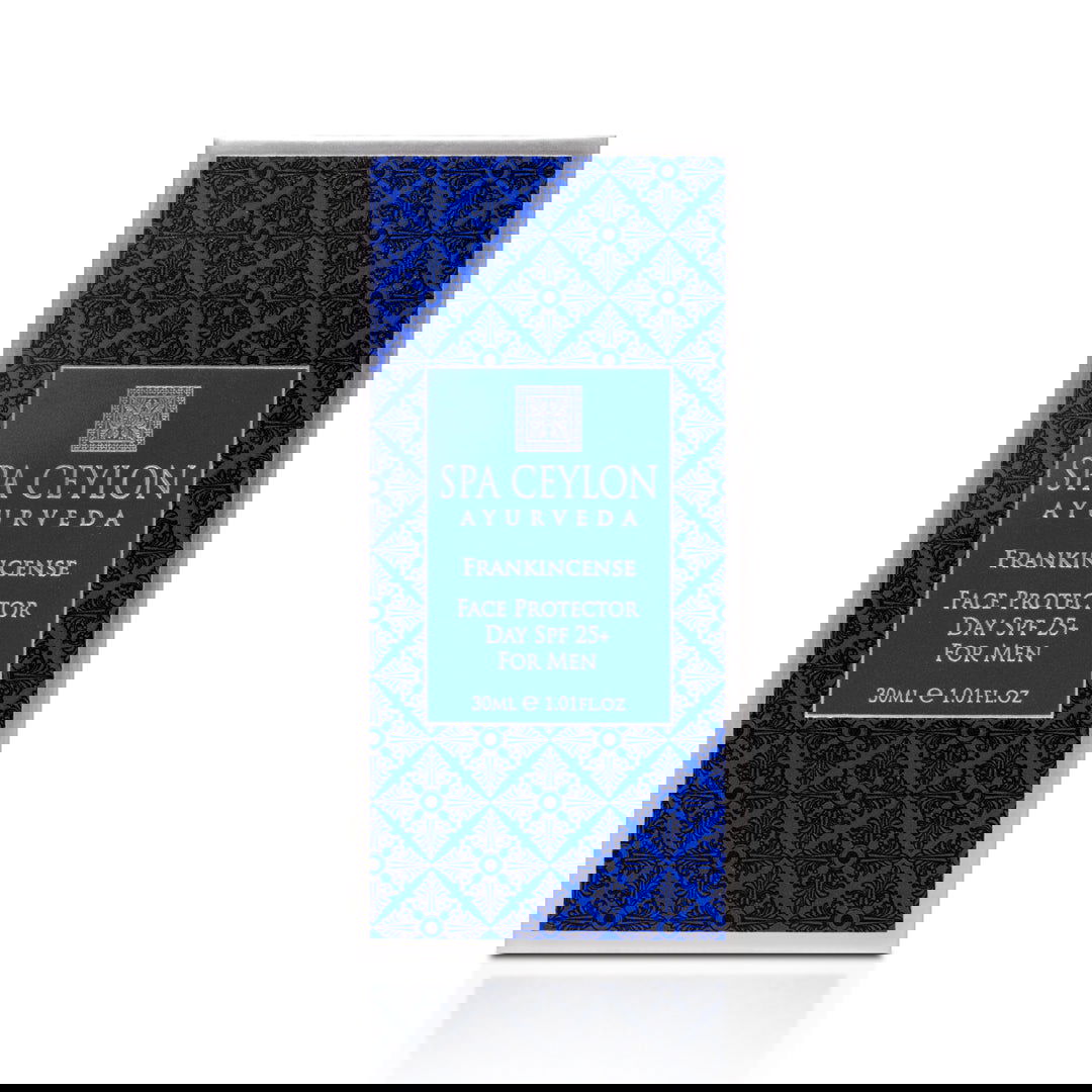 Frankincense Rituals For Men - Face Protector Day SPF 25+ 30ml - Spa Ceylon Sri Lanka