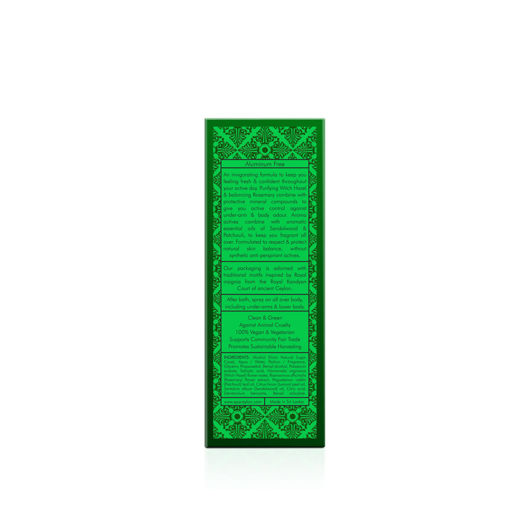 Green - Men's Deo Active Perfumed Body Spray - 100ml