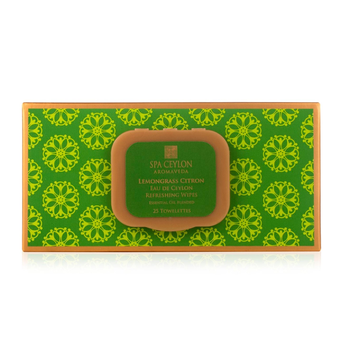 Lemongrass Citron Eau de Ceylon Refreshing Wipes - Spa Ceylon Sri Lanka