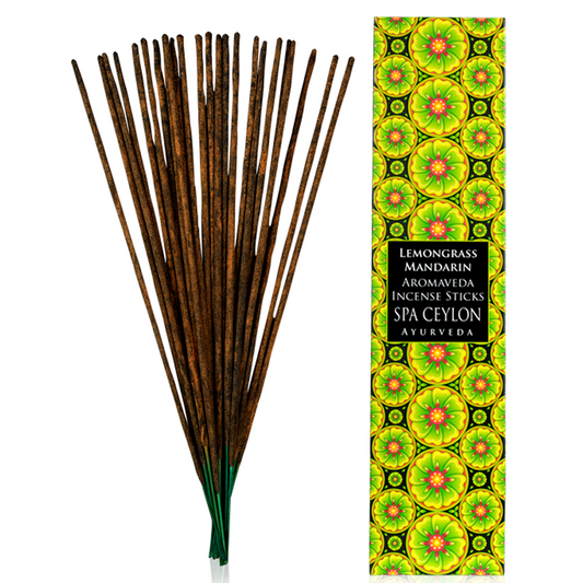 Lemongrass Mandarin - Aromaveda Incense Stick - Spa Ceylon Sri Lanka