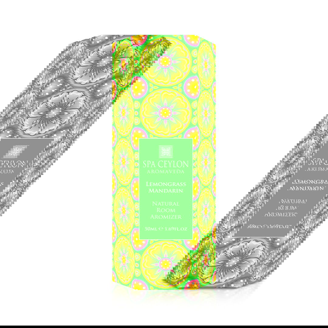 Lemongrass Mandarin - Natural Room Aromizer 50ml - Spa Ceylon Sri Lanka