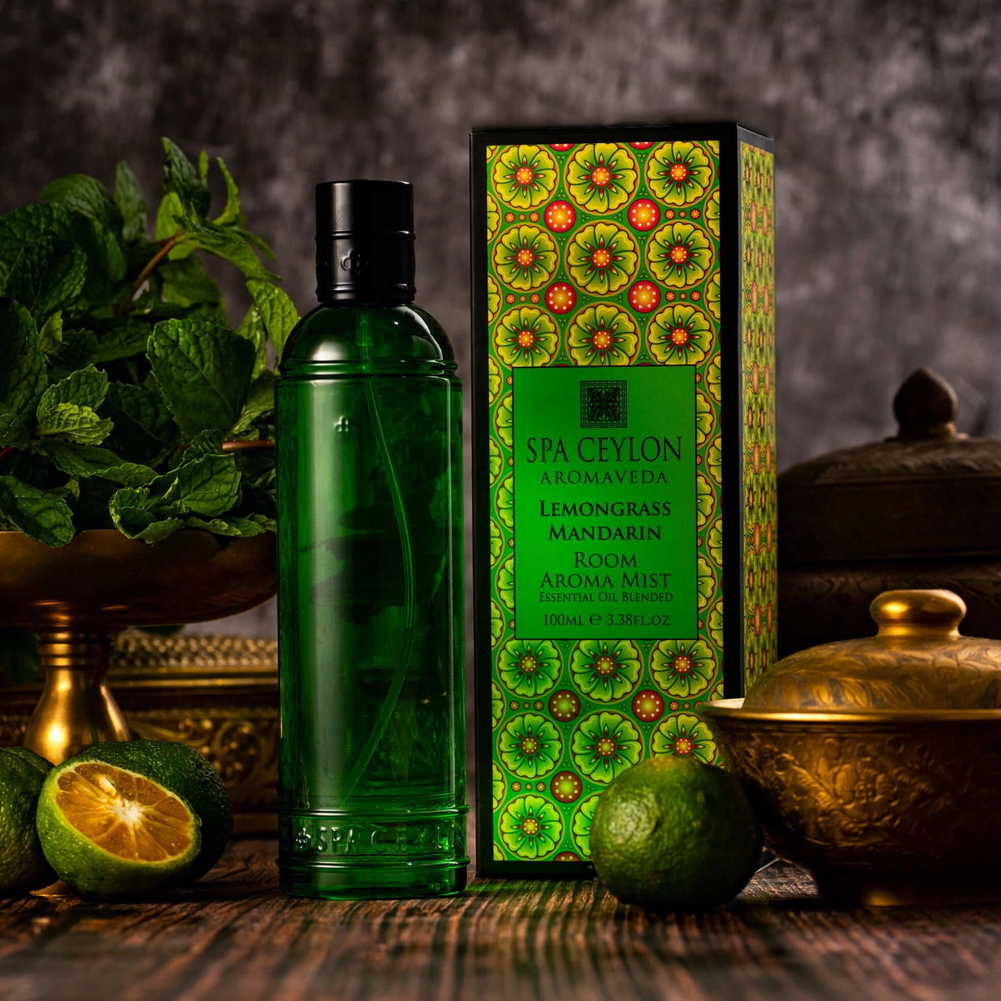 Lemongrass Mandarin - Room Aroma Mist 100ml - Spa Ceylon Sri Lanka