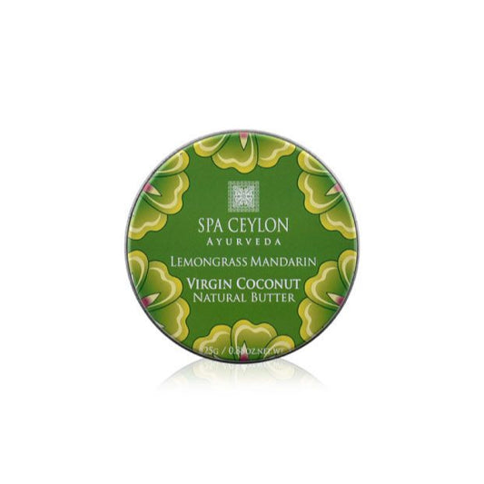 Lemongrass Mandarin - Virgin Coconut Natural Butter 25g - Spa Ceylon Sri Lanka