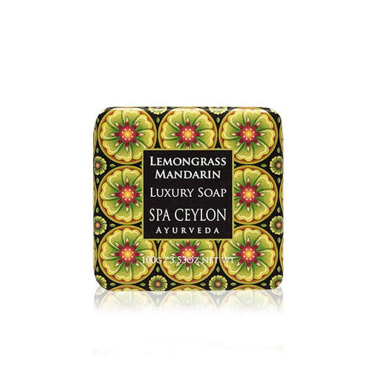 Lemongrass Mandarin Luxury Soap 100g - Spa Ceylon Sri Lanka