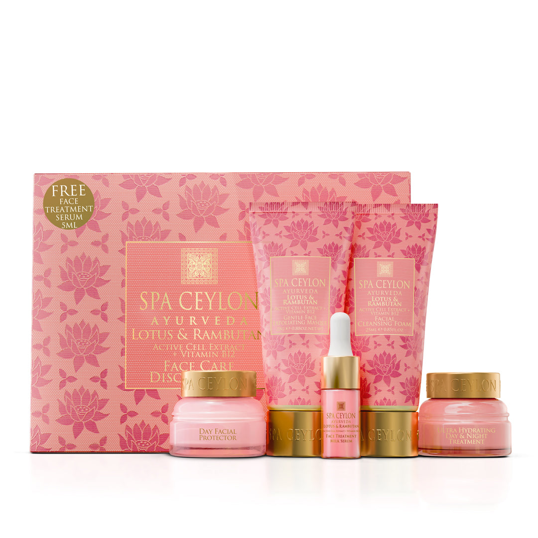 Lotus & Rambutan - Face Care Discovery Set – Spa Ceylon Sri Lanka