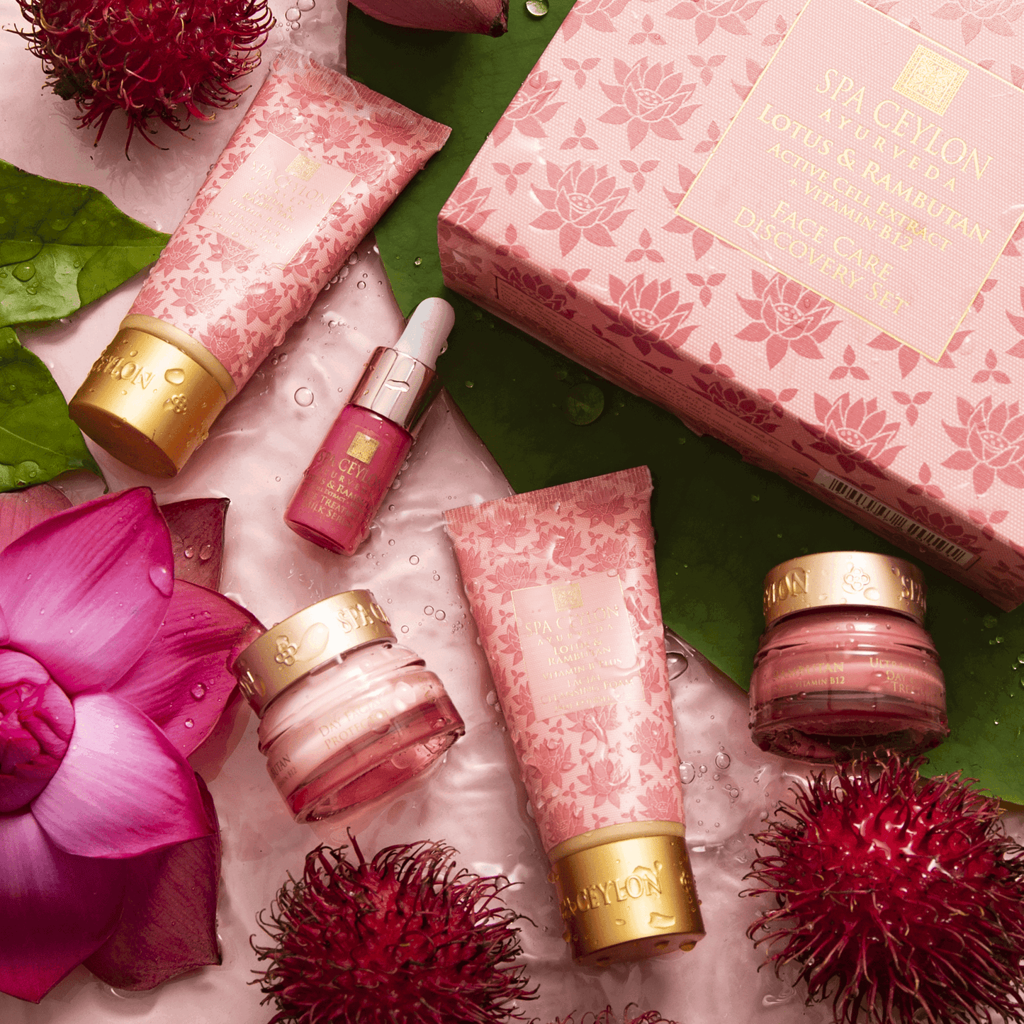 Lotus & Rambutan - Face Care Discovery Set - Spa Ceylon Sri Lanka
