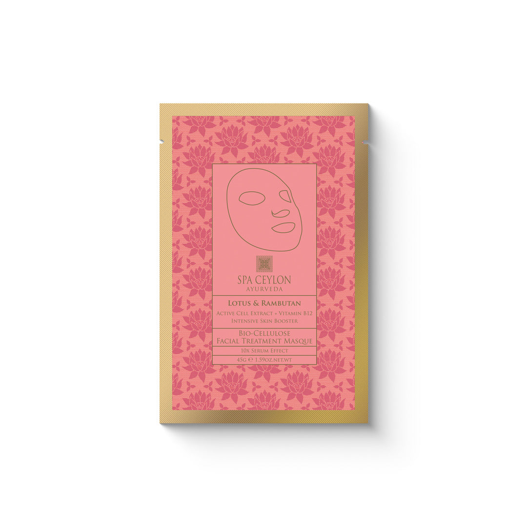 Lotus & Rambutan - Active Cell Extract + Vitamin B12 - Bio-Cellulose Facial Treatment Masque - 45g
