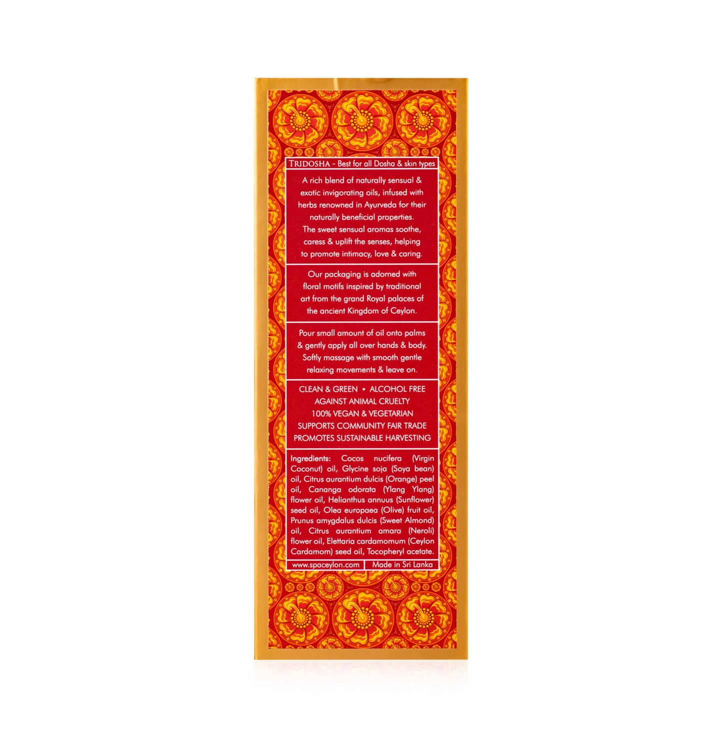 Love Sensual - Massage Oil 100ml - Spa Ceylon Sri Lanka