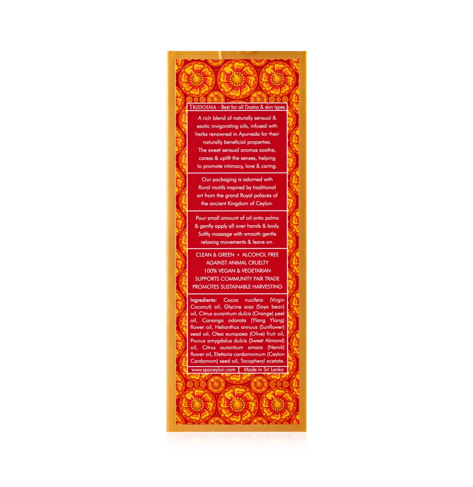 Love Sensual - Massage Oil 100ml - Spa Ceylon Sri Lanka