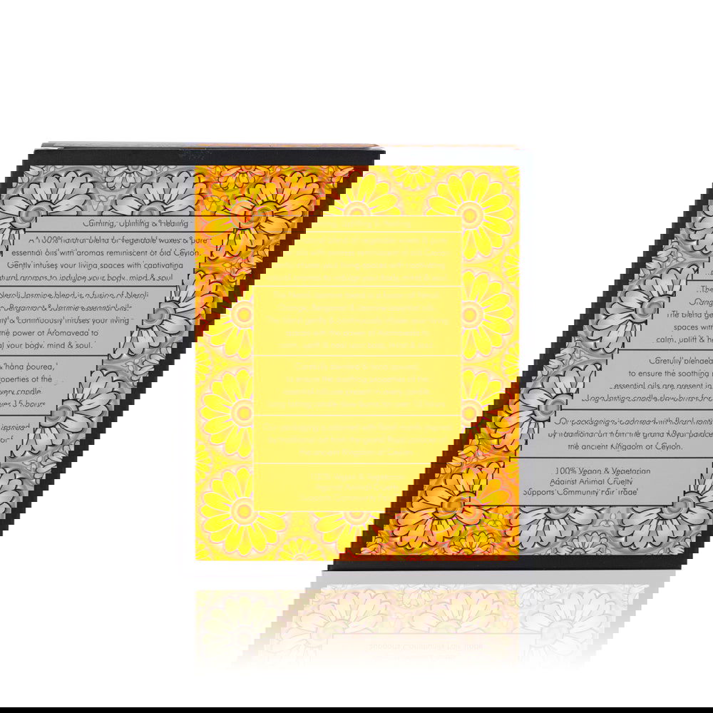 Neroli Jasmine - Natural Candle - 200g - Spa Ceylon Sri Lanka