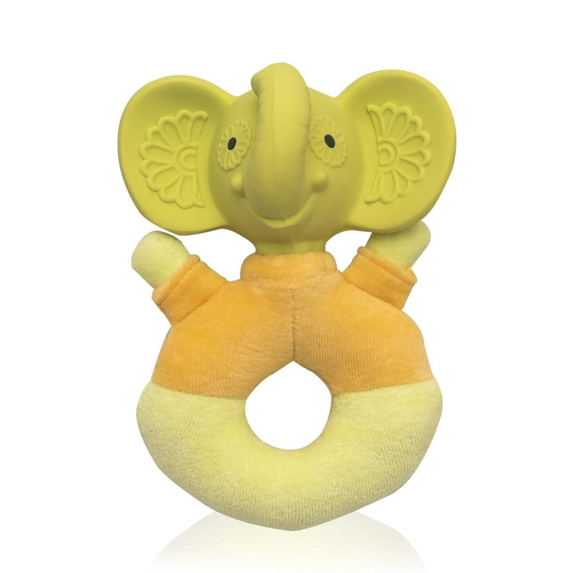 Pancha The Baby Elephant - Natural Soft Rattle Baby Toy - Spa Ceylon Sri Lanka