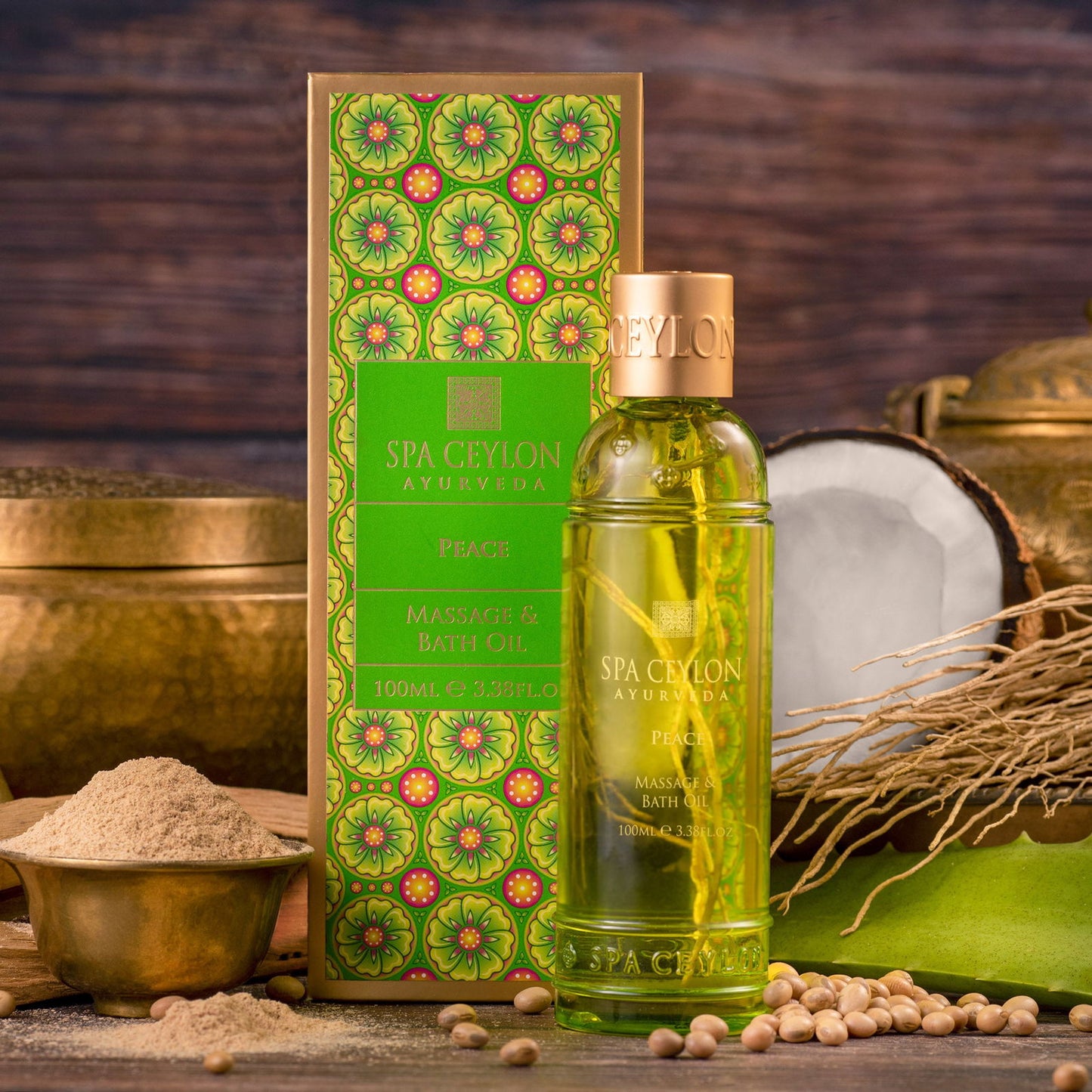 Peace - Massage & Bath Oil 100ml - Spa Ceylon Sri Lanka