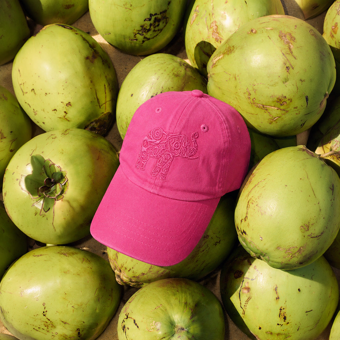 Ceylon Elephant Unisex Cap - Pink