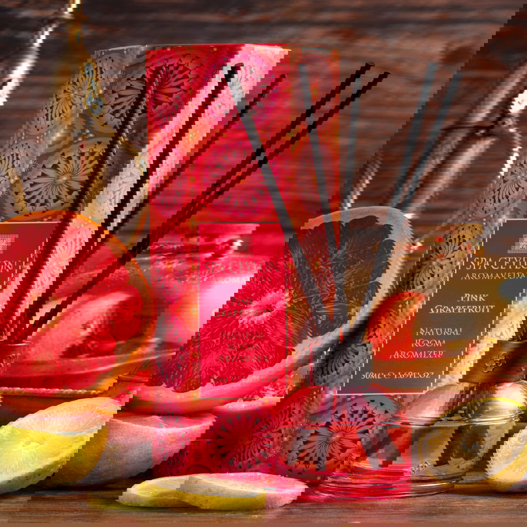 Pink Grapefruit - Natural Room Aromizer 50ml - Spa Ceylon Sri Lanka