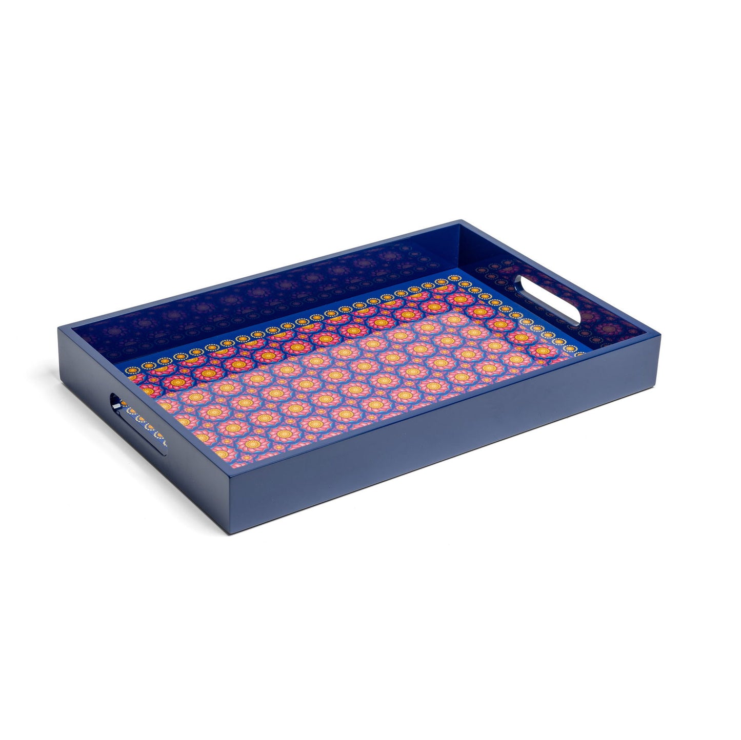 Rectangle Tray Royal Lotus B 46cmx30cm - Spa Ceylon Sri Lanka