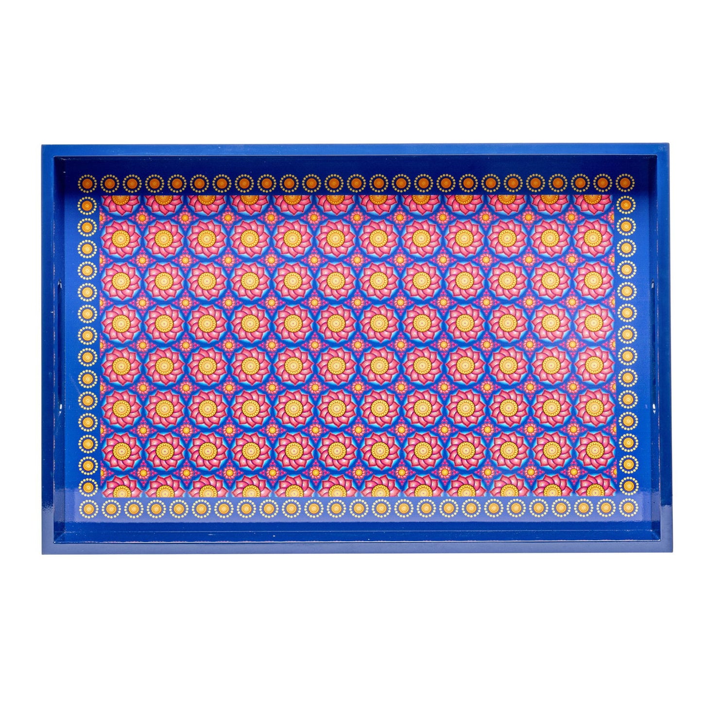 Rectangle Tray Royal Lotus B 46cmx30cm - Spa Ceylon Sri Lanka