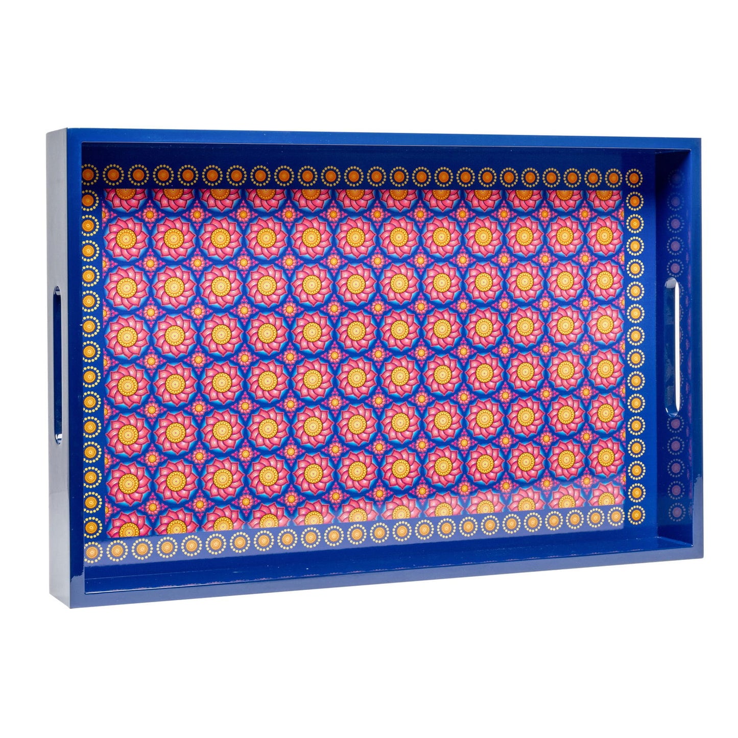 Rectangle Tray Royal Lotus B 46cmx30cm - Spa Ceylon Sri Lanka