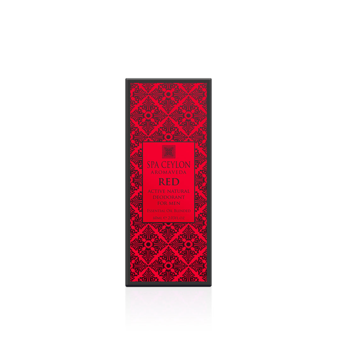 Red - Active Natural Deodorant for Men - 60ml