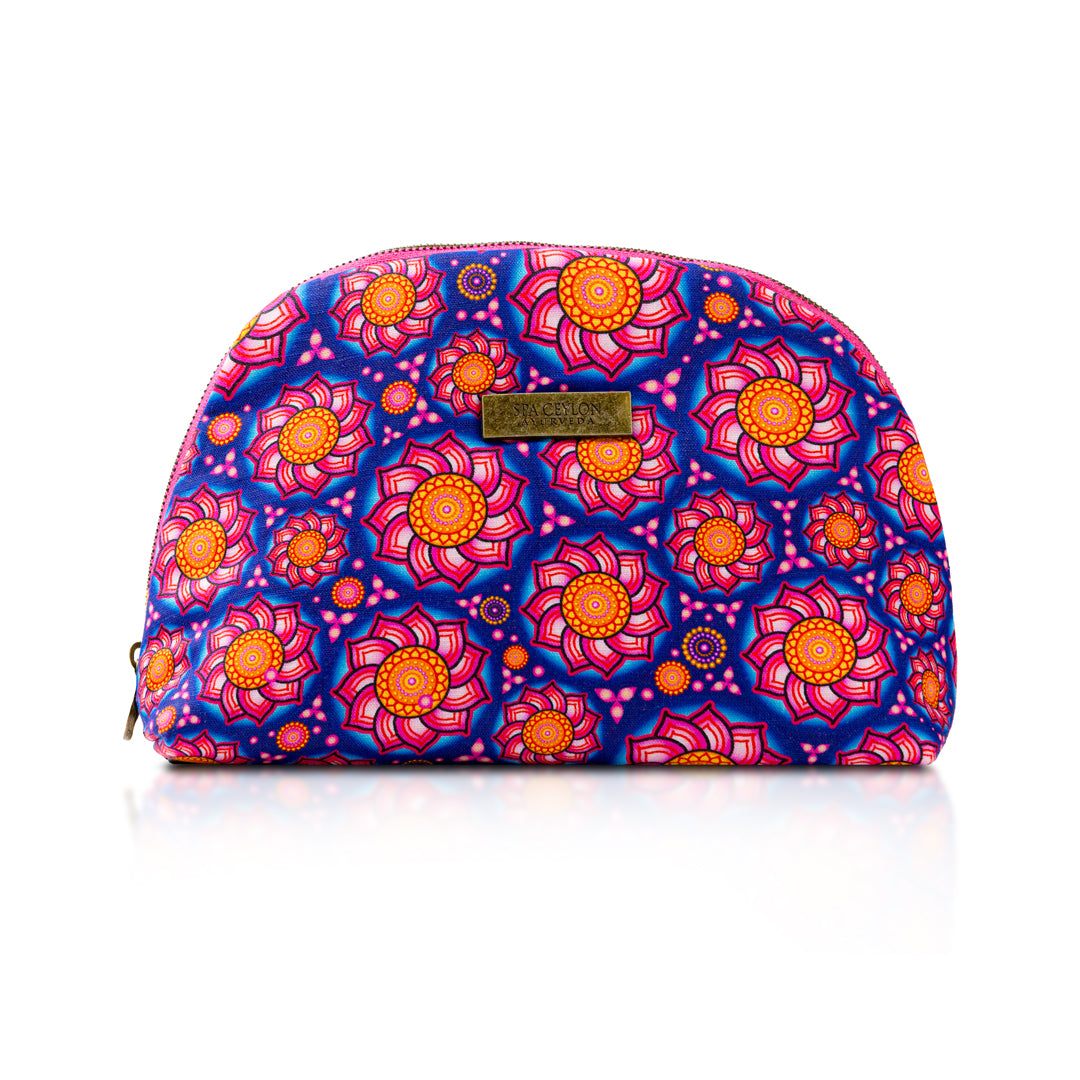 Royal Lotus Linen Curve Wellness Bag