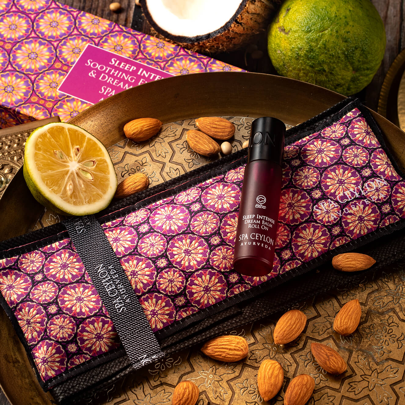 Sleep Intense – Soothing Eye Pillow & Dream Balm Set - Spa Ceylon Sri Lanka
