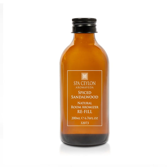 Spiced Sandalwood - Natural Room Aromizer Re-Fill 200ml - Spa Ceylon Sri Lanka