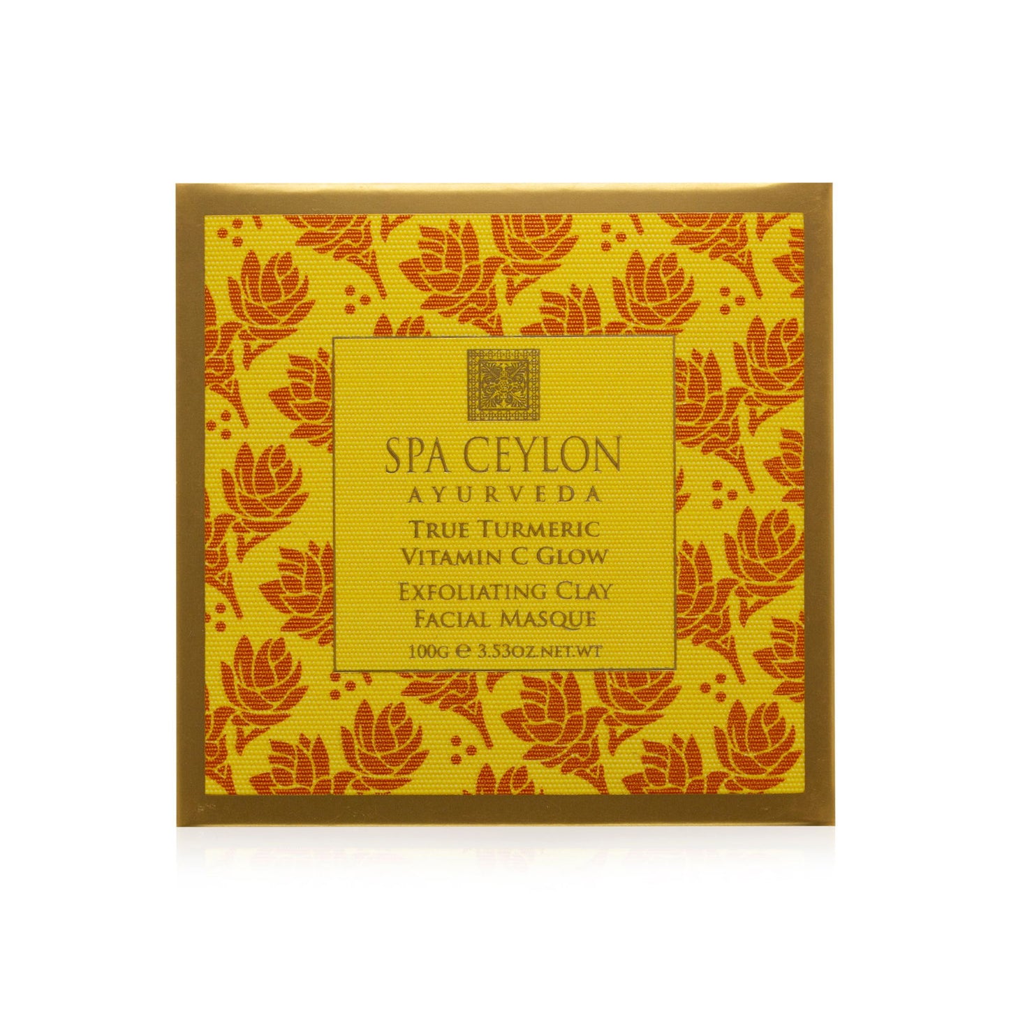 True Turmeric - Vitamin C Glow - Exfoliating Clay Facial Masque 100g - Spa Ceylon Sri Lanka