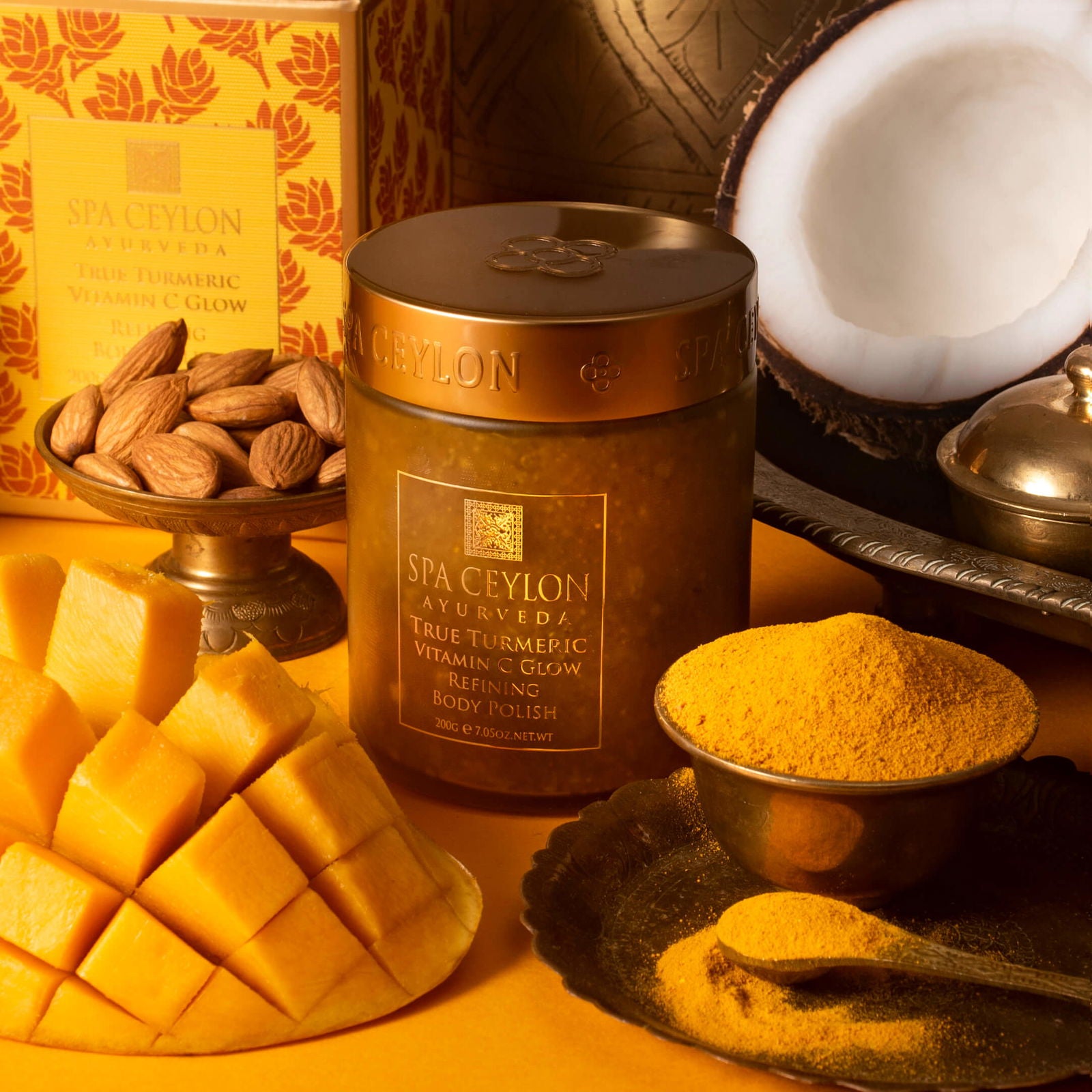 True Turmeric - Vitamin C Glow - Refining Body Polish 200g - Spa Ceylon Sri Lanka